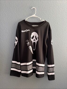 Ghost Face Black Men’s Hockey Jersey